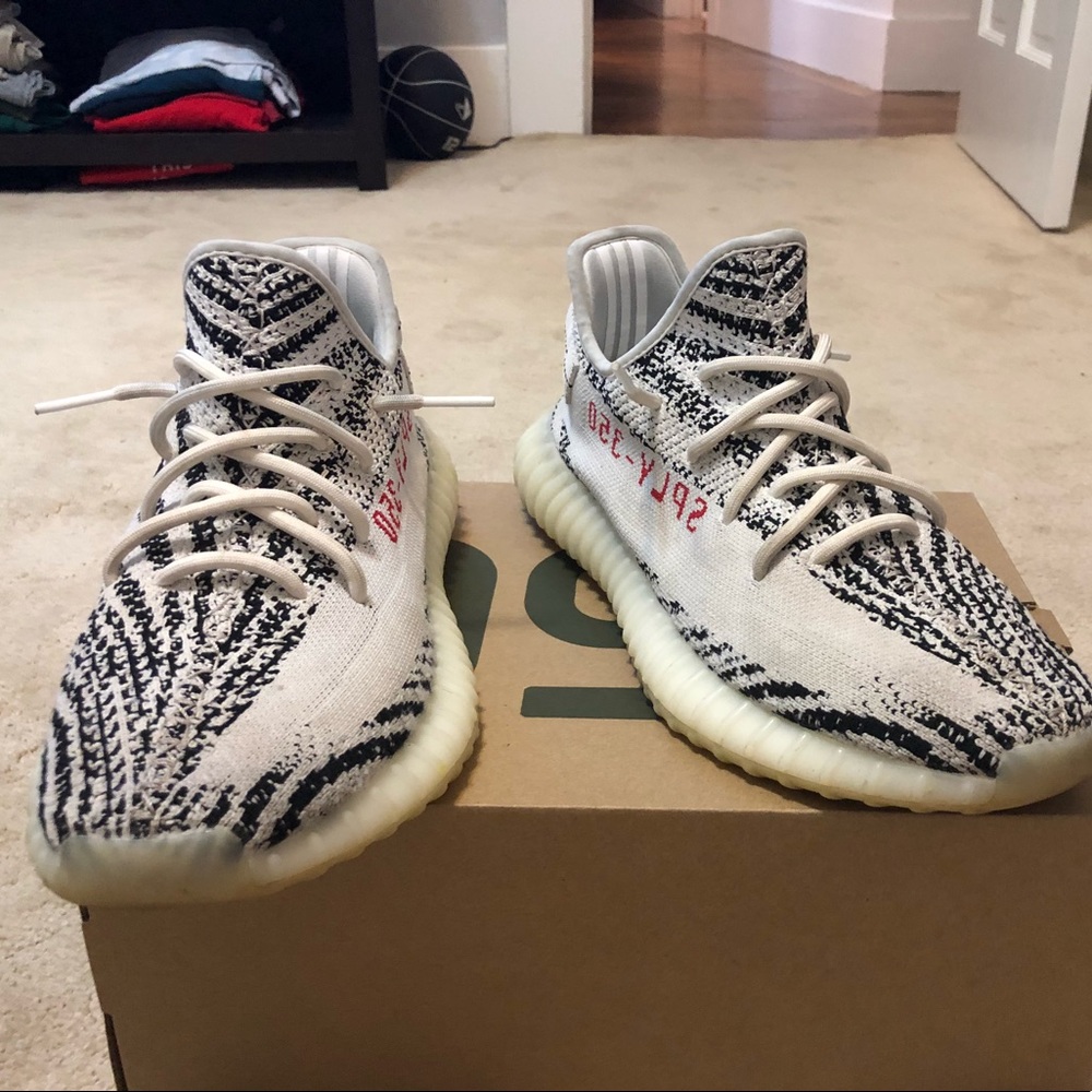 Zebra adidas yeezy boost 350 v2 w/box